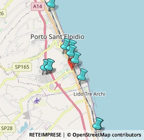 Mappa Via Cristoforo Colombo, 63821 Porto Sant'Elpidio FM, Italia (1.73)