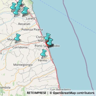 Mappa Via Cristoforo Colombo, 63821 Porto Sant'Elpidio FM, Italia (21.38)