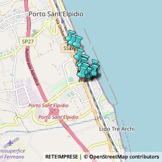 Mappa Via Cristoforo Colombo, 63821 Porto Sant'Elpidio FM, Italia (0.319)