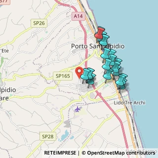 Mappa Raccordo Villa Bonafede, 63821 Porto Sant'Elpidio FM, Italia (1.7005)