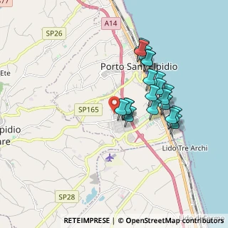 Mappa Via dell'Edilizia, 63821 Porto Sant'Elpidio FM, Italia (1.636)