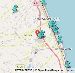 Mappa Via dell'Edilizia, 63821 Porto Sant'Elpidio FM, Italia (2.21583)