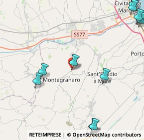 Mappa SP 94, 63812 Montegranaro FM, Italia (7.40625)