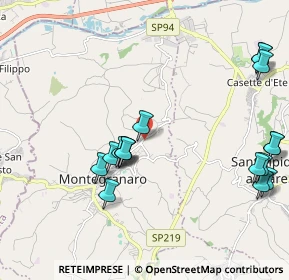 Mappa SP 94, 63812 Montegranaro FM, Italia (2.58333)