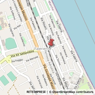 Mappa Via Marina,  15, 63018 Porto Sant'Elpidio, Fermo (Marche)