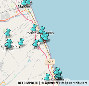 Mappa Via Orvieto, 63821 Porto Sant'Elpidio FM, Italia (5.2555)