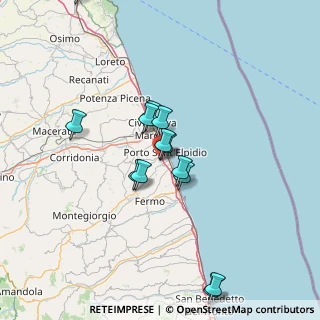 Mappa Via degli Opifici, 63821 Porto Sant'Elpidio FM, Italia (13.90769)