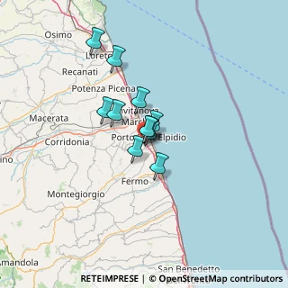 Mappa Via degli Opifici, 63821 Porto Sant'Elpidio FM, Italia (8.22091)