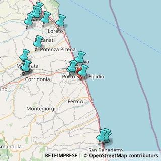 Mappa Via degli Opifici, 63821 Porto Sant'Elpidio FM, Italia (23.39278)