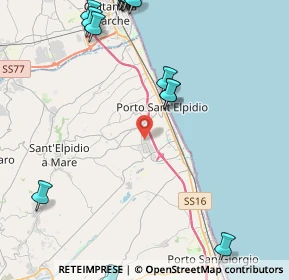Mappa Via degli Opifici, 63821 Porto Sant'Elpidio FM, Italia (6.7055)
