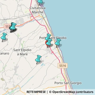 Mappa Via degli Opifici, 63821 Porto Sant'Elpidio FM, Italia (5.44)