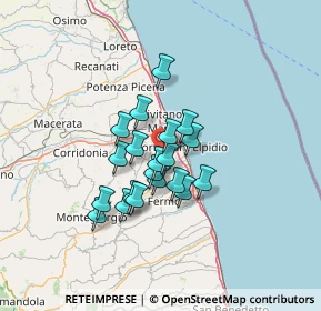 Mappa Via Elpidiense, 63811 Sant'Elpidio a Mare FM, Italia (9.848)