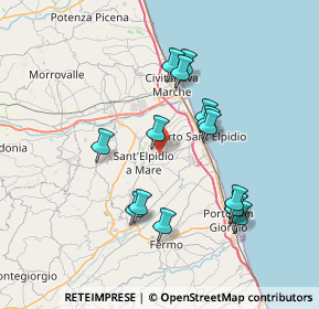 Mappa Via Elpidiense, 63811 Sant'Elpidio a Mare FM, Italia (7.192)