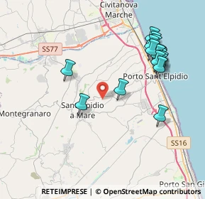 Mappa Via Elpidiense, 63811 Sant'Elpidio a Mare FM, Italia (4.38706)