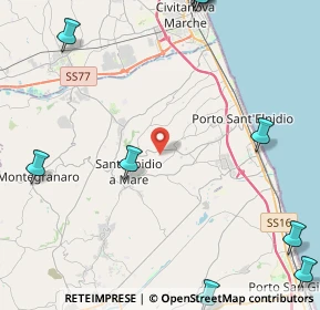 Mappa Via Elpidiense, 63811 Sant'Elpidio a Mare FM, Italia (7.13846)