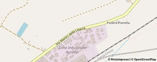 Mappa Asciano