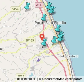 Mappa Via Dell'Automazione, 63821 Porto Sant'Elpidio FM, Italia (1.98833)