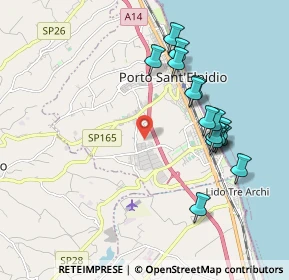 Mappa Via Dell'Automazione, 63821 Porto Sant'Elpidio FM, Italia (2.004)