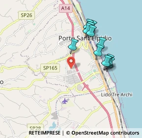 Mappa Via Dell'Automazione, 63821 Porto Sant'Elpidio FM, Italia (1.83333)