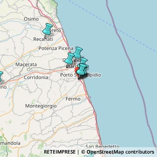 Mappa Via Dell'Automazione, 63821 Porto Sant'Elpidio FM, Italia (22.95786)