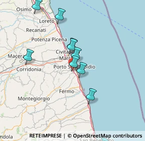 Mappa Via Dell'Automazione, 63821 Porto Sant'Elpidio FM, Italia (17.43)