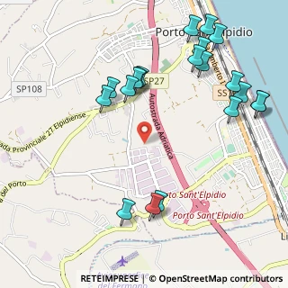 Mappa Via Dell'Automazione, 63821 Porto Sant'Elpidio FM, Italia (1.2805)
