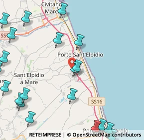 Mappa Via Dell'Automazione, 63821 Porto Sant'Elpidio FM, Italia (6.4135)