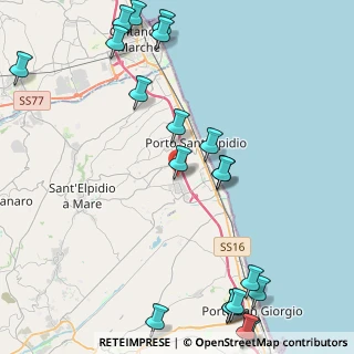 Mappa Via Dell'Automazione, 63821 Porto Sant'Elpidio FM, Italia (6.0575)