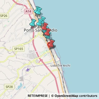 Mappa Via Giuseppe Mazzini, 63821 Porto Sant'Elpidio FM, Italia (1.68615)