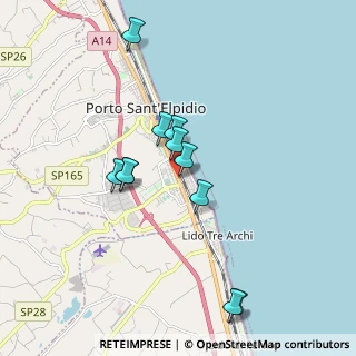 Mappa Via Giuseppe Mazzini, 63821 Porto Sant'Elpidio FM, Italia (1.72)