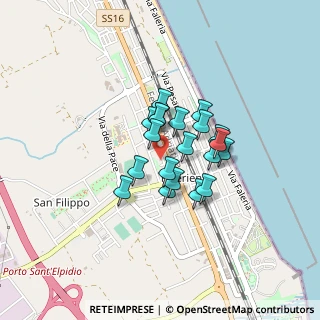 Mappa Via Genova, 63821 Porto Sant'Elpidio FM, Italia (0.285)