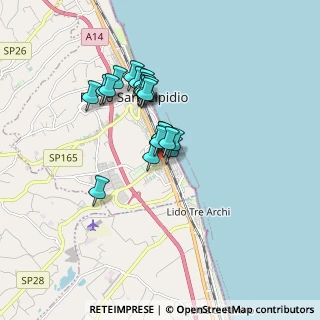 Mappa Via Genova, 63821 Porto Sant'Elpidio FM, Italia (1.326)