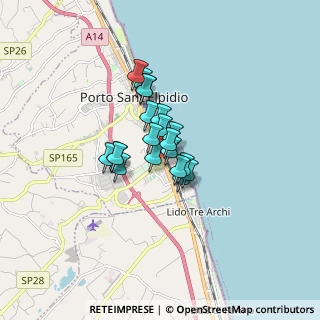 Mappa Via Genova, 63821 Porto Sant'Elpidio FM, Italia (1.0105)