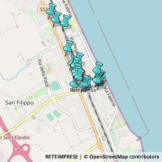 Mappa Via Cadore, 63821 Porto Sant'Elpidio FM, Italia (0.284)
