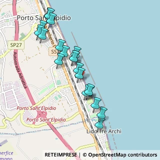 Mappa Via Bari, 63821 Porto Sant'Elpidio FM, Italia (0.987)
