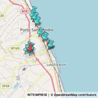Mappa Via Bari, 63821 Porto Sant'Elpidio FM, Italia (1.87313)