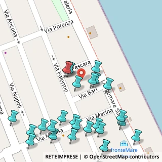 Mappa Via Bari, 63821 Porto Sant'Elpidio FM, Italia (0.06923)