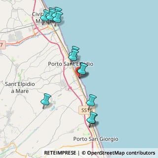 Mappa Via Potenza, 63821 Porto Sant'Elpidio FM, Italia (4.54385)