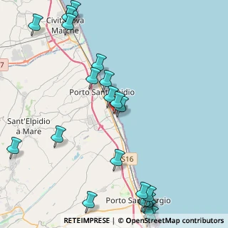 Mappa Via Potenza, 63821 Porto Sant'Elpidio FM, Italia (5.8265)
