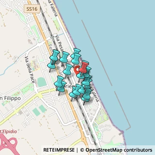 Mappa Via Potenza, 63821 Porto Sant'Elpidio FM, Italia (0.264)