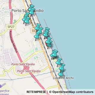 Mappa Via Napoli, 63821 Porto Sant'Elpidio FM, Italia (0.9625)
