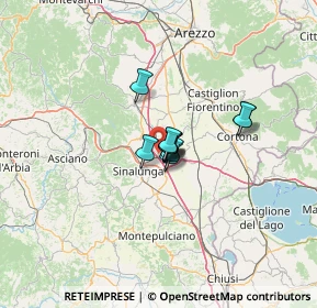 Mappa Via Salciaia, 52045 Foiano della Chiana AR, Italia (6.16364)