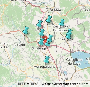 Mappa Via Salciaia, 52045 Foiano della Chiana AR, Italia (10.82909)