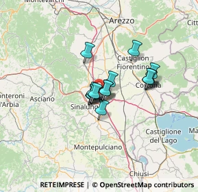 Mappa Via Salciaia, 52045 Foiano della Chiana AR, Italia (8.40176)