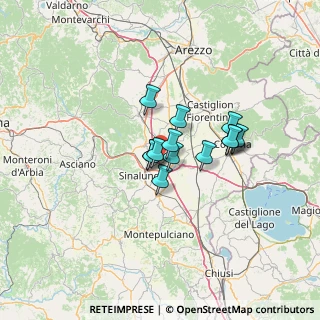 Mappa Via Salciaia, 52045 Foiano della Chiana AR, Italia (8.98857)
