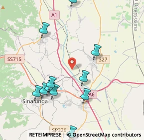 Mappa Via Salciaia, 52045 Foiano della Chiana AR, Italia (4.57727)