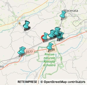 Mappa Via filelfo, 62010 Pollenza MC, Italia (2.9665)