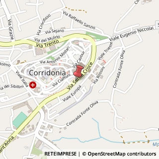 Mappa Via San Croce, 47, 62014 Corridonia, Macerata (Marche)