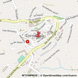 Mappa Via Giuseppe Garibaldi, 71, 62014 Corridonia, Macerata (Marche)