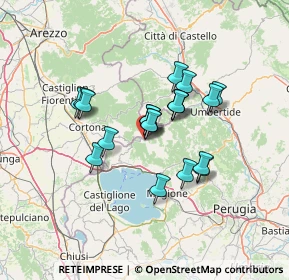 Mappa Via del Palazzo, 06060 Lisciano Niccone PG, Italia (10.478)